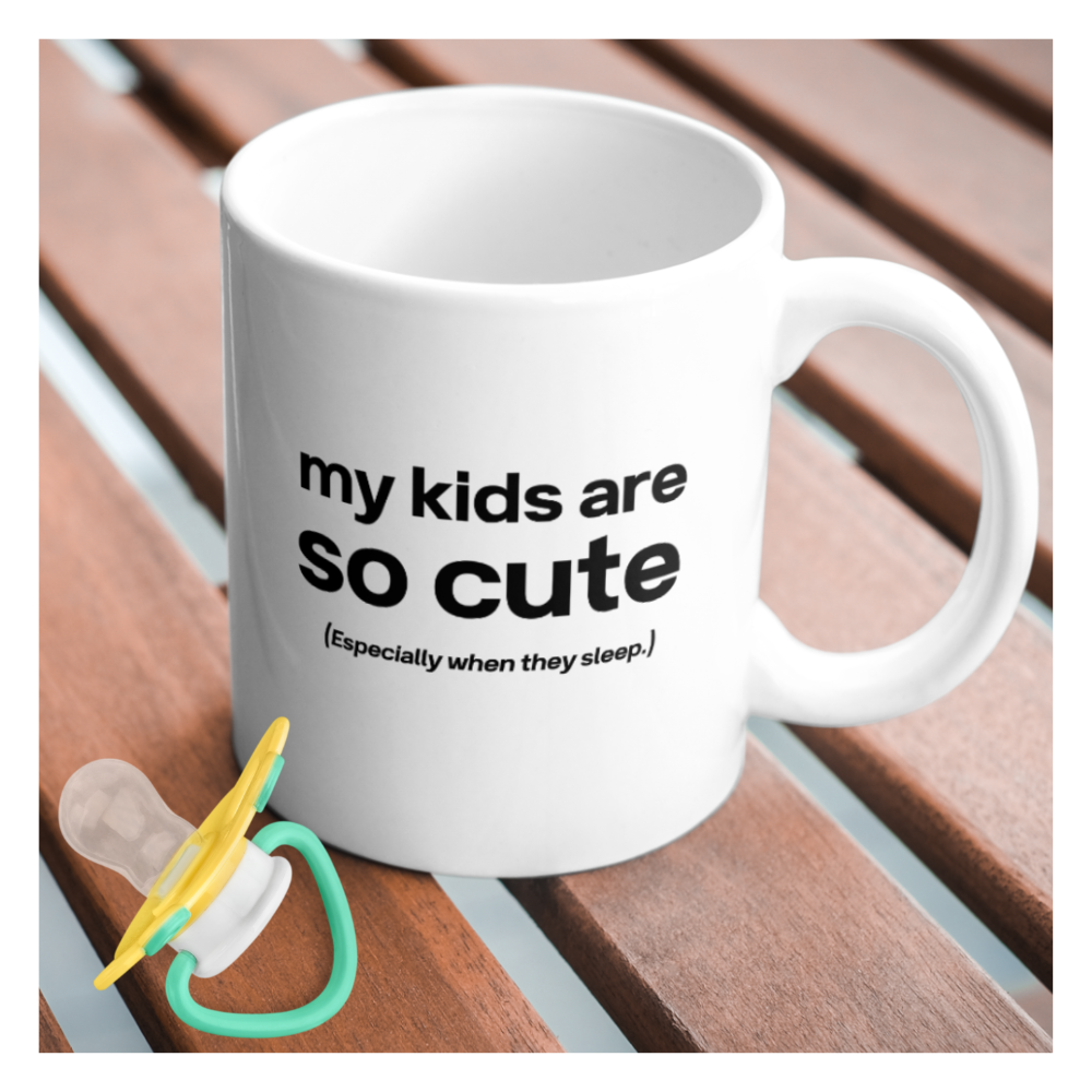 CUTE KIDS Ceramic Mug, 11oz