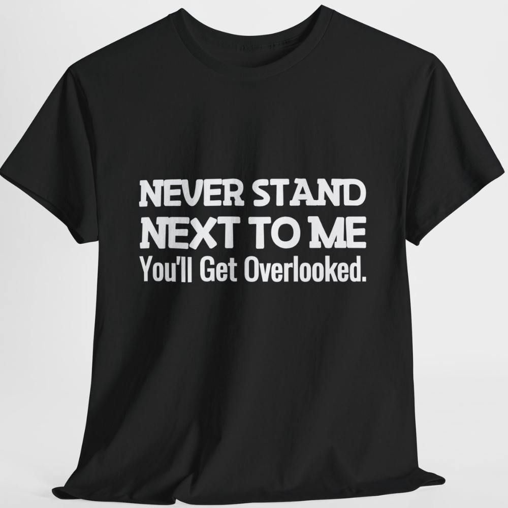 OVERLOOKED WARNING Unisex Heavy Cotton Tee