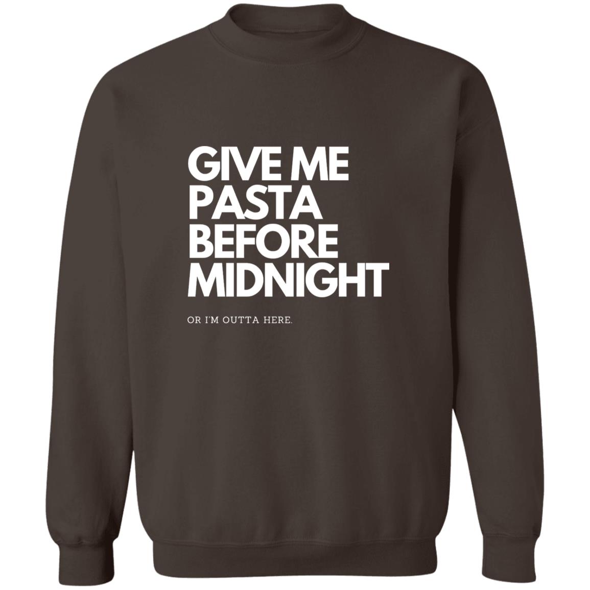Pasta Lover's Escape : Crewneck Pullover Sweatshirt Before Midnight Edition