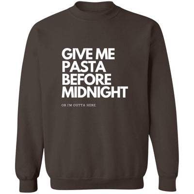 Pasta Lover's Escape : Crewneck Pullover Sweatshirt Before Midnight Edition