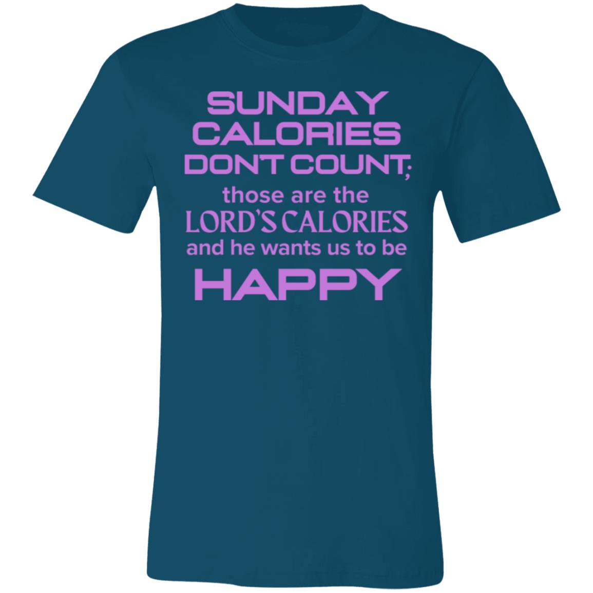 SUNDAY CALORIES Unisex Jersey Short-Sleeve T-Shirt