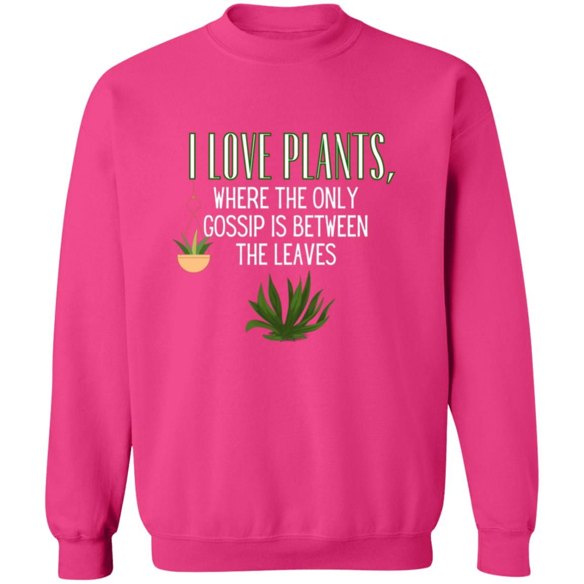 LEAFY WHISPERS Crewneck Pullover Sweatshirt