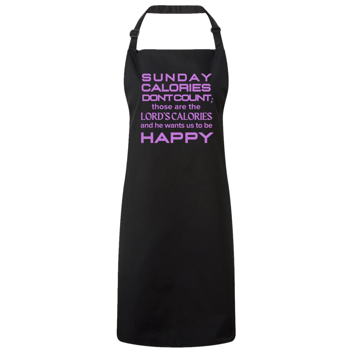 SUNDAY CALORIES Sustainable Unisex Bib Apron