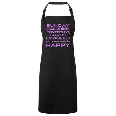 SUNDAY CALORIES Sustainable Unisex Bib Apron