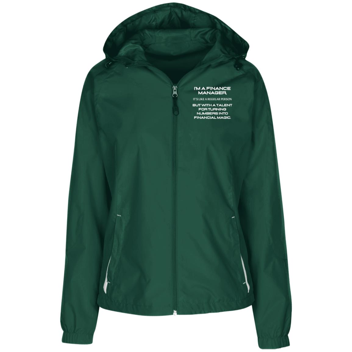 NUMBERS MAESTRO Ladies' Jersey-Lined Hooded Windbreaker