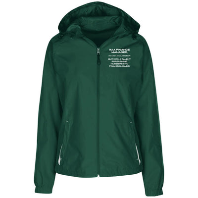 NUMBERS MAESTRO Ladies' Jersey-Lined Hooded Windbreaker