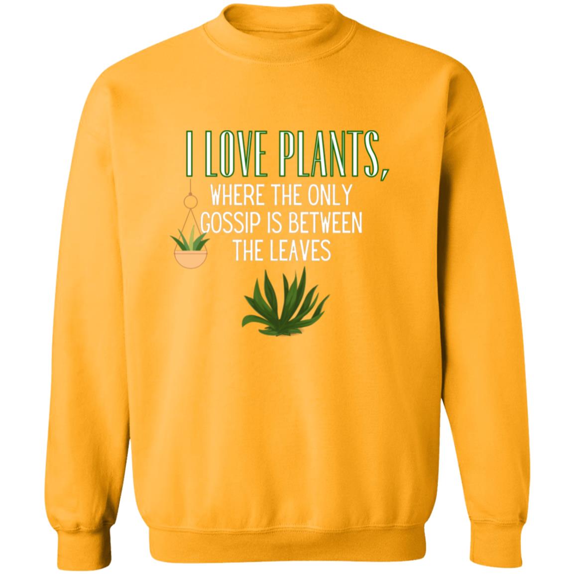 LEAFY WHISPERS Crewneck Pullover Sweatshirt