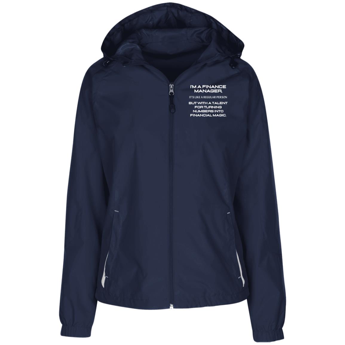 NUMBERS MAESTRO Ladies' Jersey-Lined Hooded Windbreaker