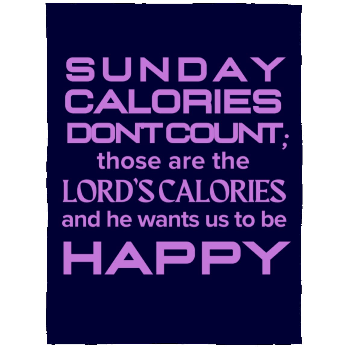 SUNDAY CALORIES Arctic Fleece Blanket 60x80