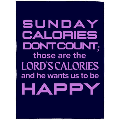SUNDAY CALORIES Arctic Fleece Blanket 60x80