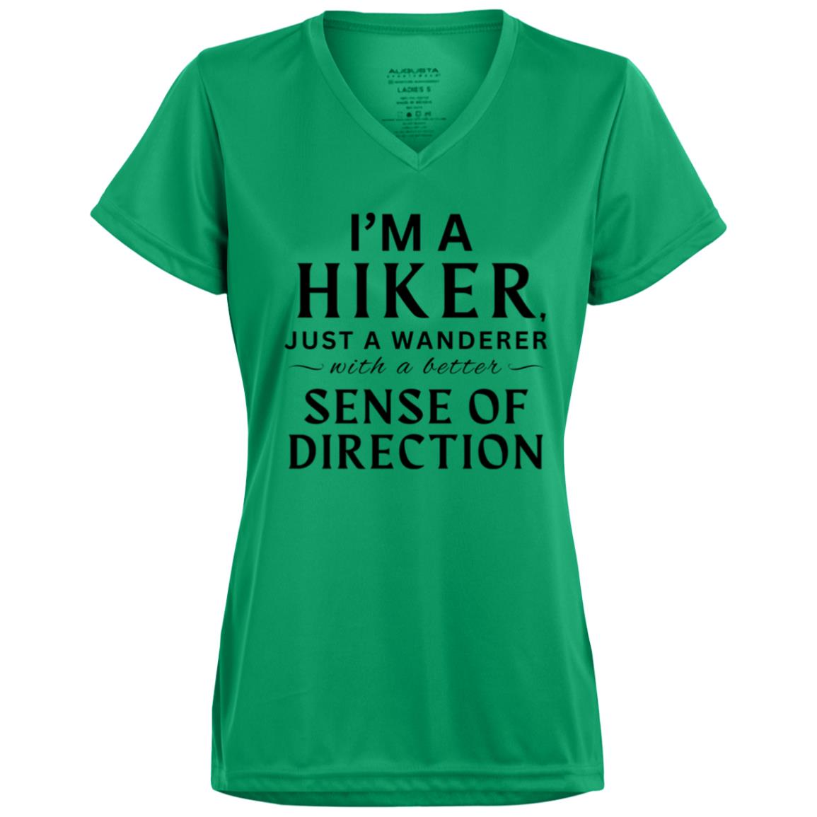 DIRECTIONAL DIVA Ladies’ Moisture-Wicking V-Neck Tee