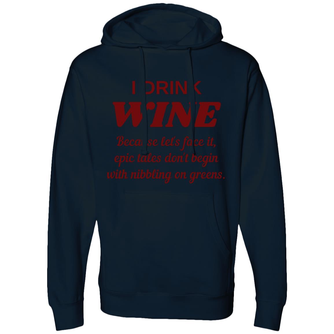 WINE TALES Midweight Hooded Sweatshirt