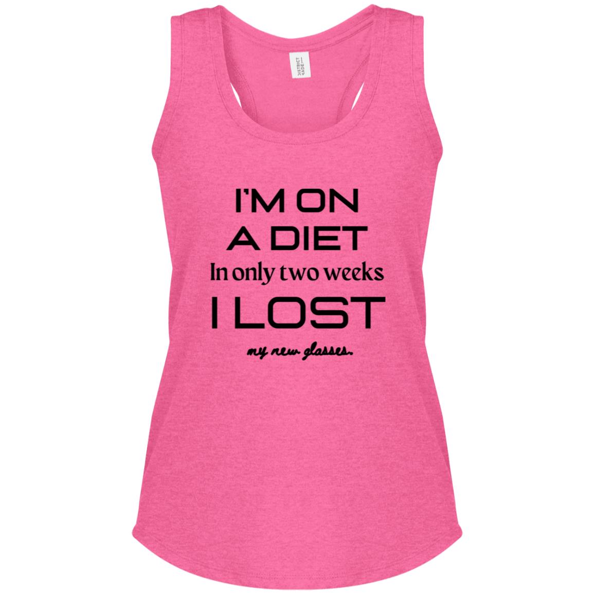 DIET DILEMMA Women's Perfect Tri Racerback Tank