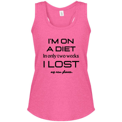 DIET DILEMMA Women's Perfect Tri Racerback Tank