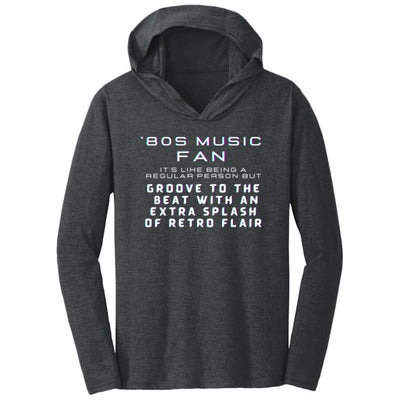 RETRO GROOVE Triblend T-Shirt Hoodie