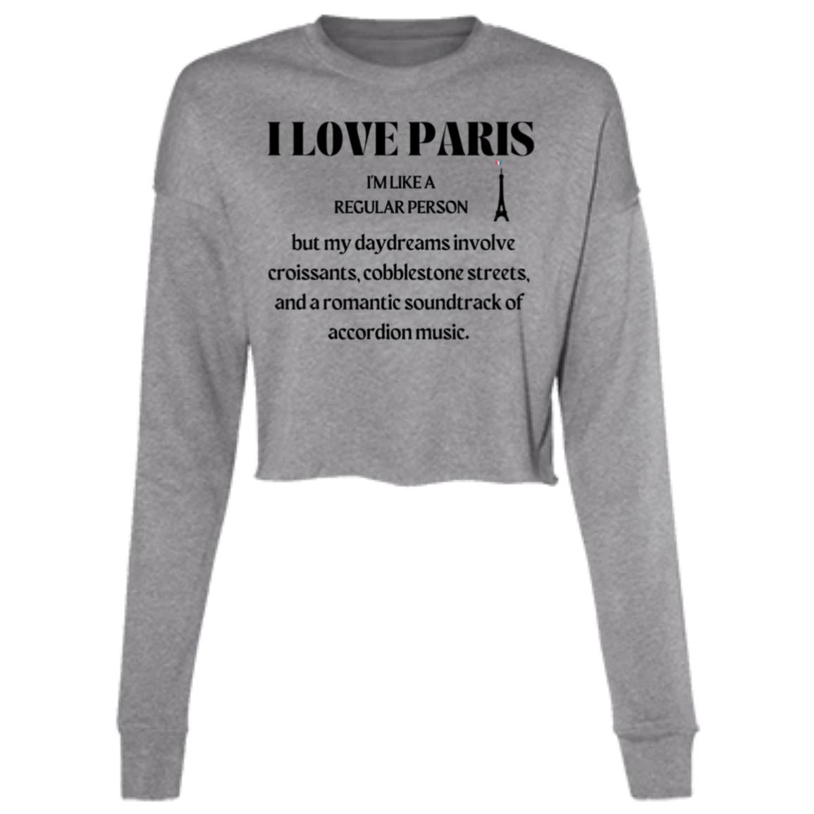 PARIS DREAMER Ladies' Cropped Fleece Crew