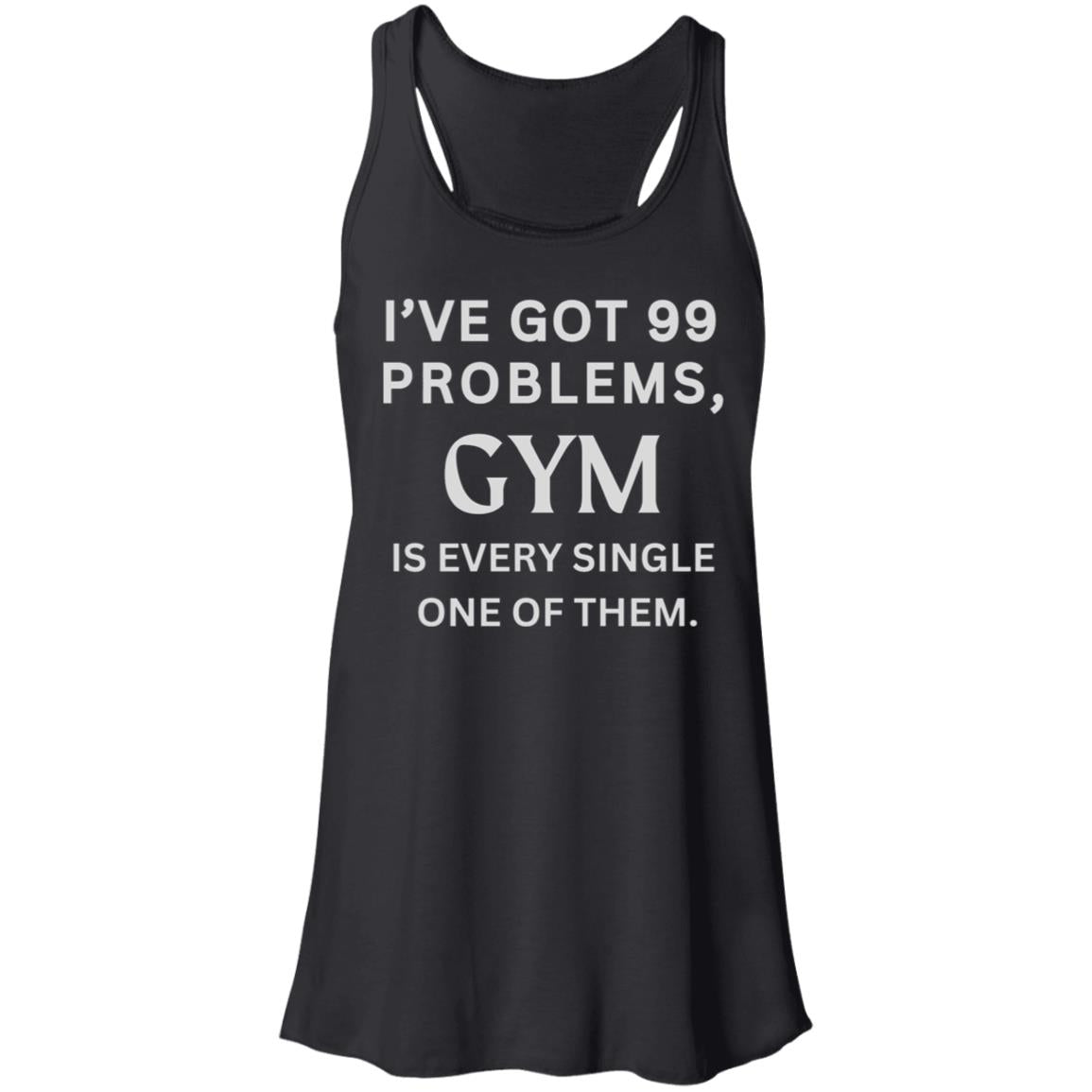 GYM WOES Flowy Racerback Tank