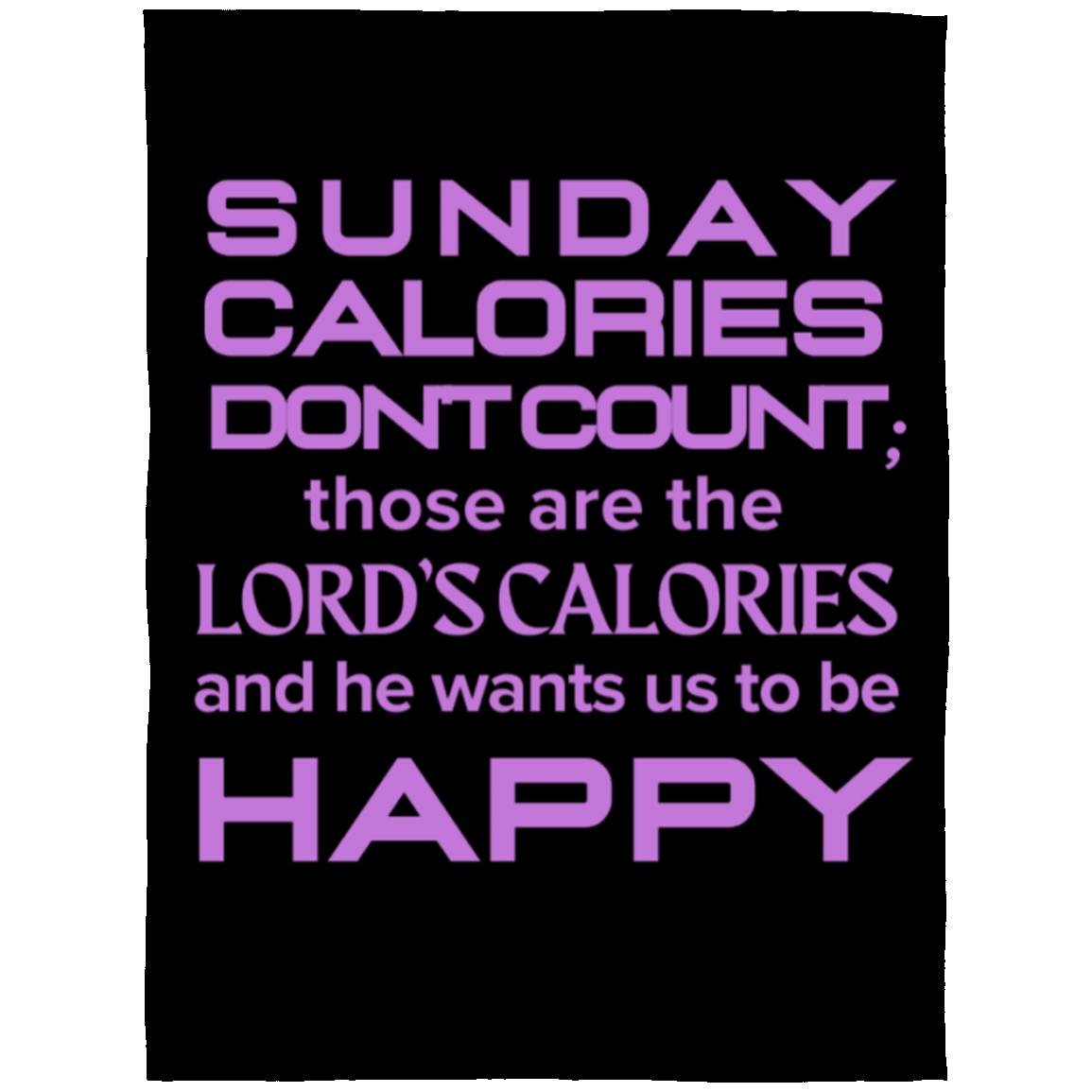 SUNDAY CALORIES Arctic Fleece Blanket 60x80