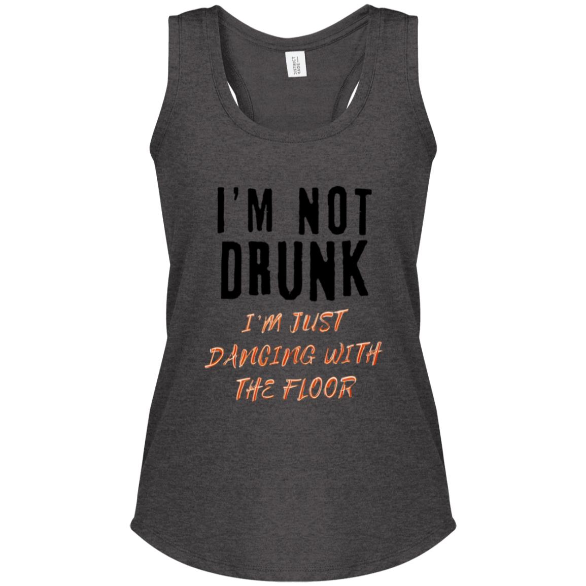 FLOOR DANCE PARTY Women's Perfect Tri Racerback Tank