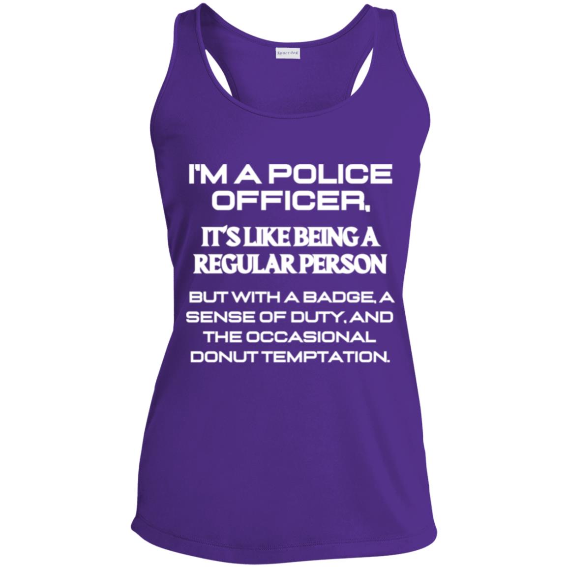 BADGE & DUTY Ladies' Performance Racerback Tank
