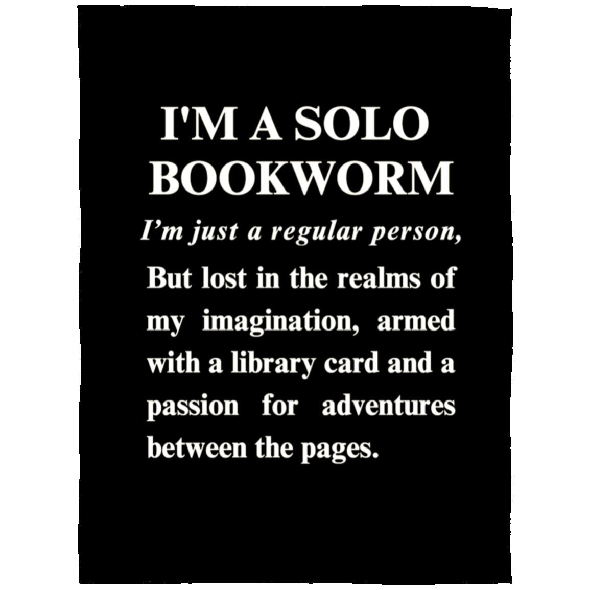 SOLO BOOKWORM SNUGGLE HAVEN Arctic Fleece Blanket 60x80