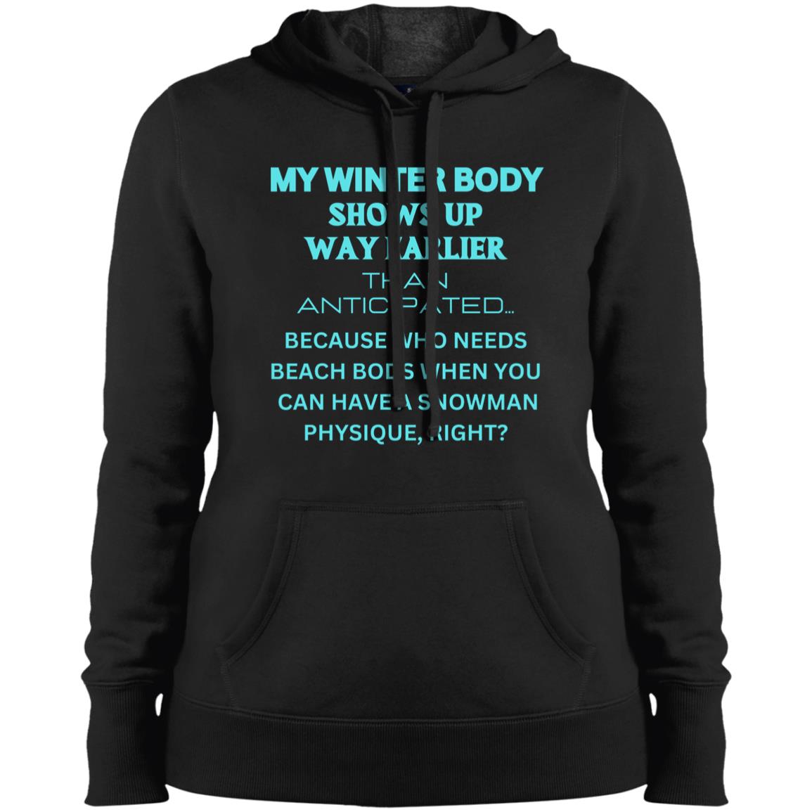 WINTER BODY WISDOM Ladies' Pullover Hooded Sweatshirt