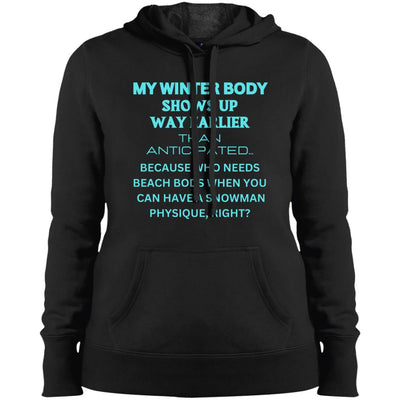 WINTER BODY WISDOM Ladies' Pullover Hooded Sweatshirt