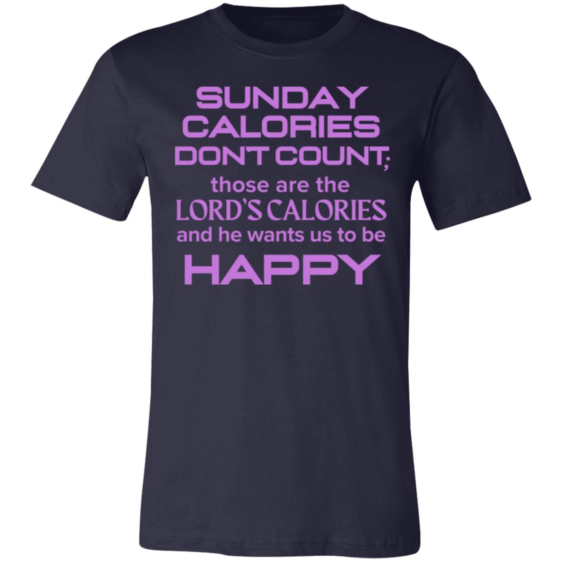 SUNDAY CALORIES Unisex Jersey Short-Sleeve T-Shirt