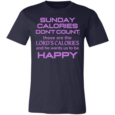 SUNDAY CALORIES Unisex Jersey Short-Sleeve T-Shirt