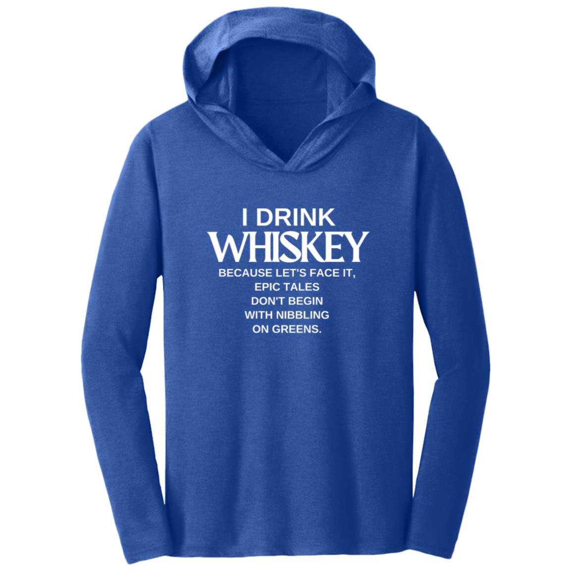 WHISKEY CHRONICLES Triblend T-Shirt Hoodie