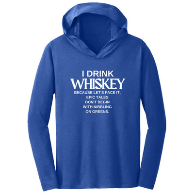 WHISKEY CHRONICLES Triblend T-Shirt Hoodie