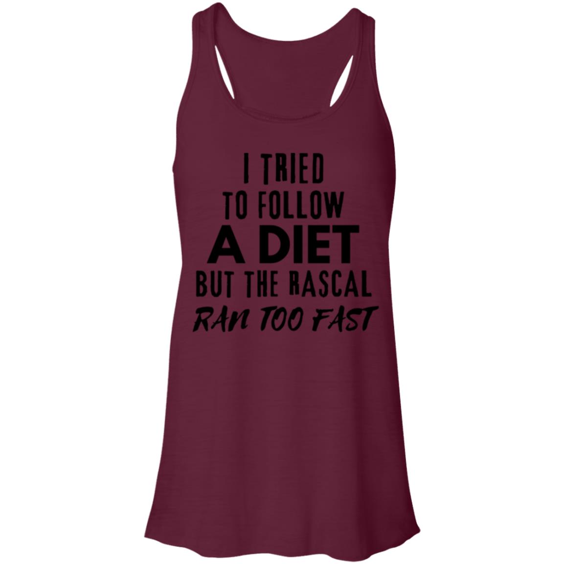 CHASE & CHUCKLE Flowy Racerback Tank