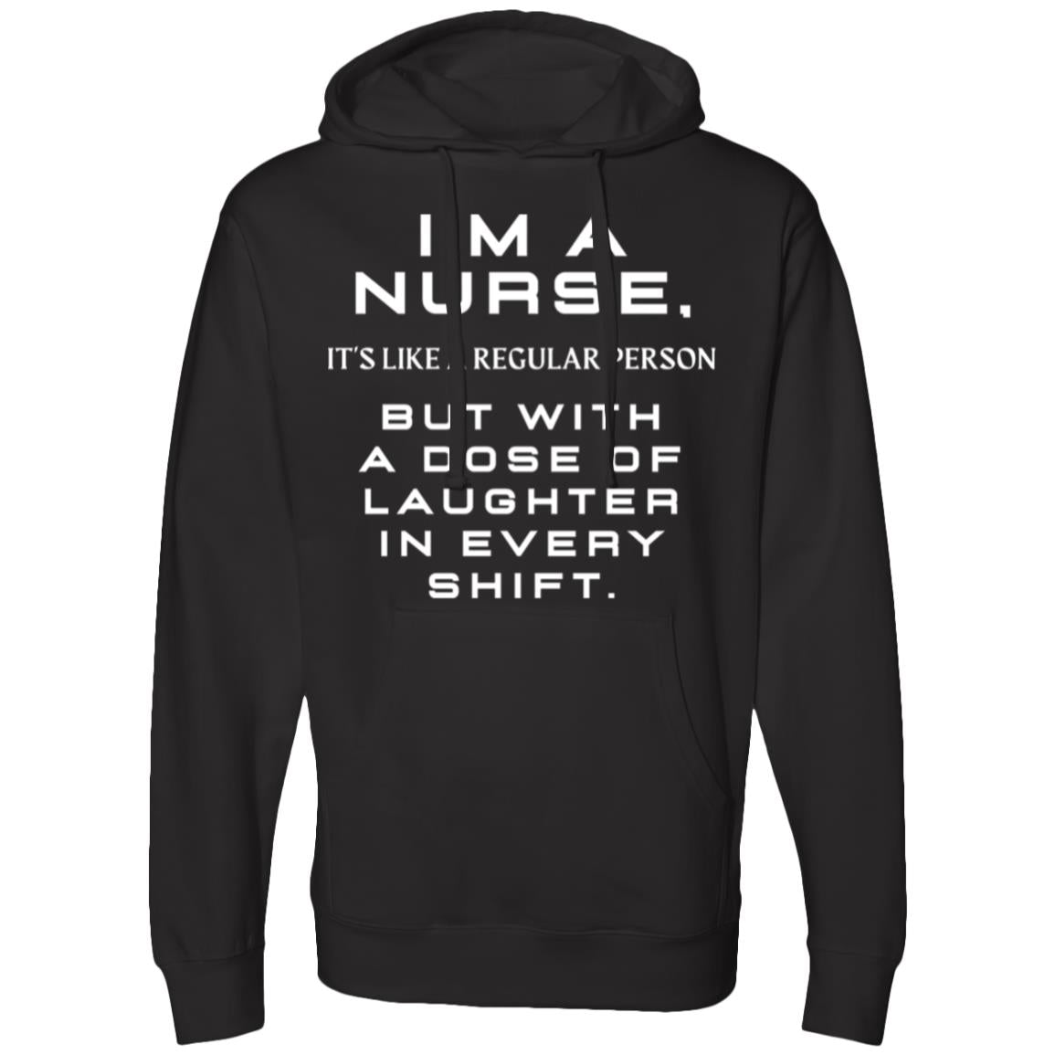 NURSE LAUGHTER Midweight Hooded Sweatshirt