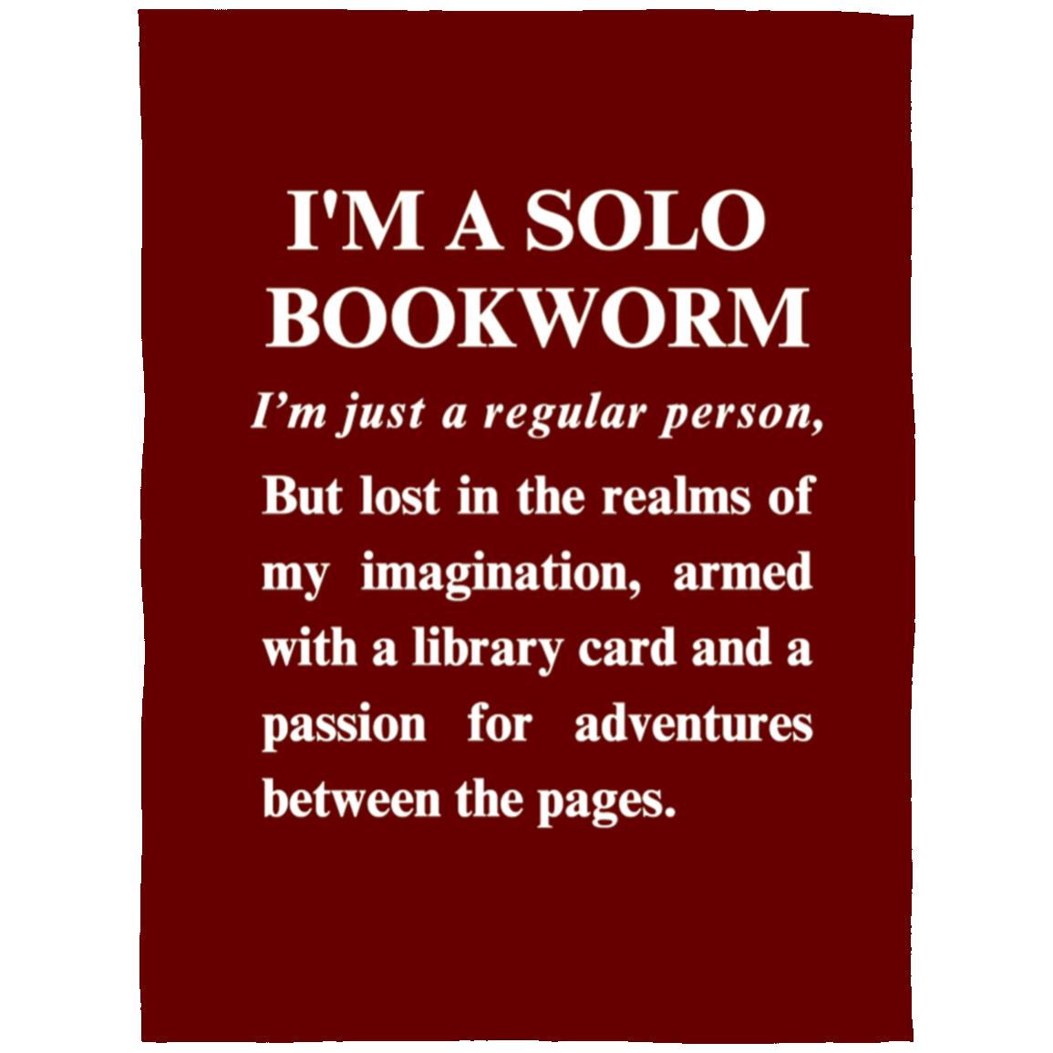 SOLO BOOKWORM SNUGGLE HAVEN Arctic Fleece Blanket 60x80