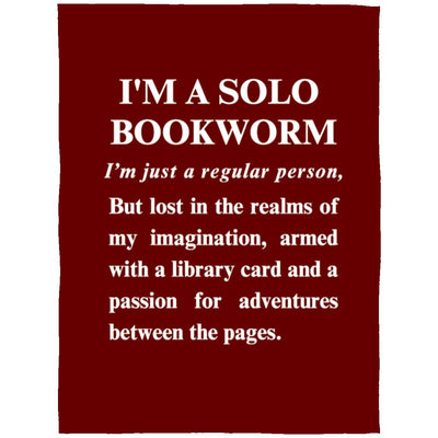 SOLO BOOKWORM SNUGGLE HAVEN Arctic Fleece Blanket 60x80