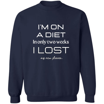 DIET DILEMMA Pullover Crewneck Sweatshirt 8 oz (Closeout)