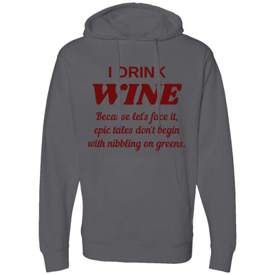 WINE TALES Midweight Hooded Sweatshirt