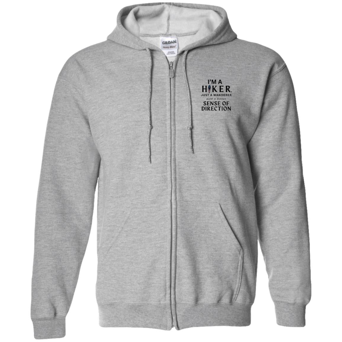 WANDERER'S WAY Zip Up Hooded Sweatshirt