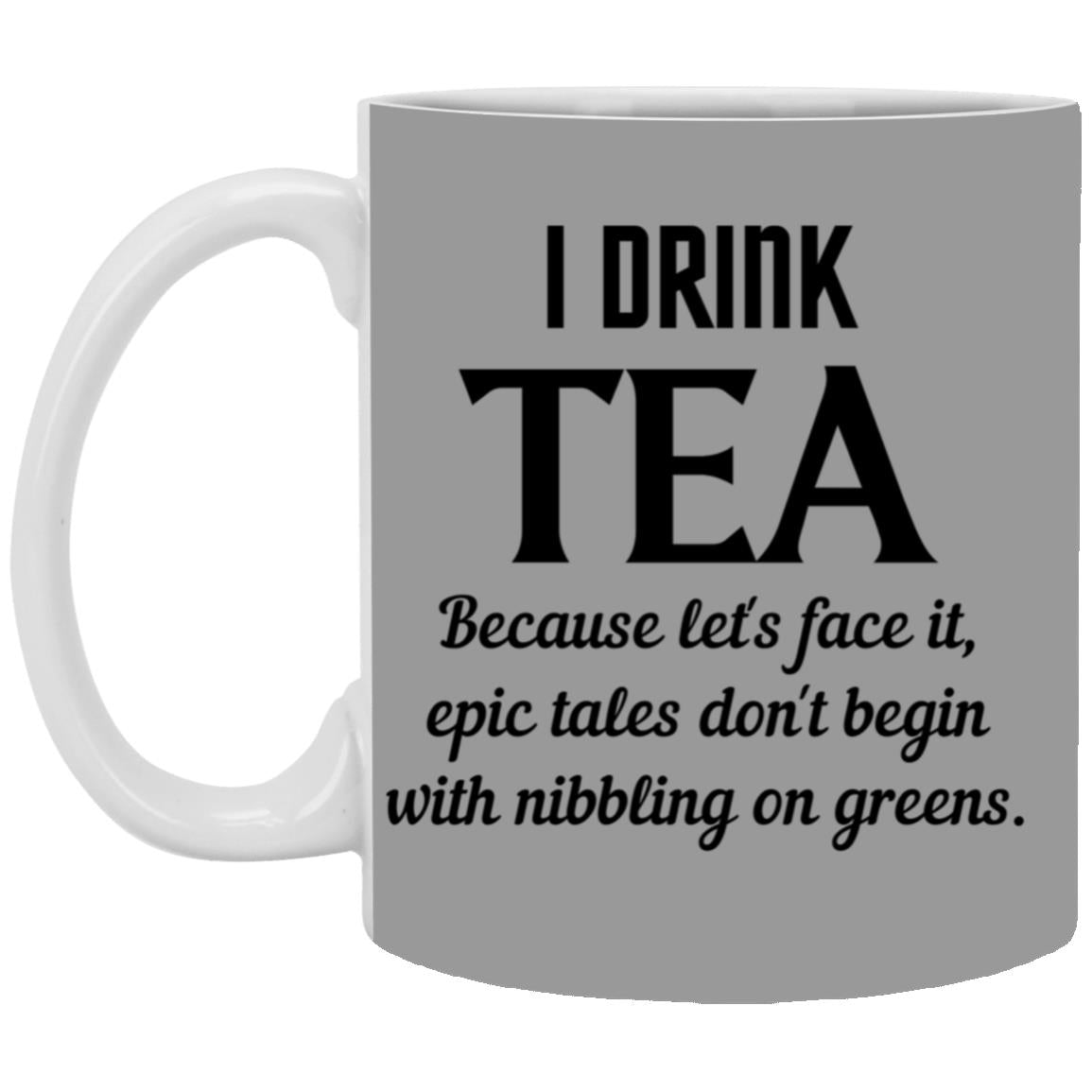 TEA TALES  White Mug 11oz