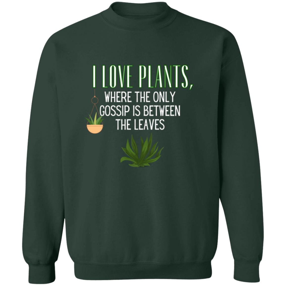 LEAFY WHISPERS Crewneck Pullover Sweatshirt