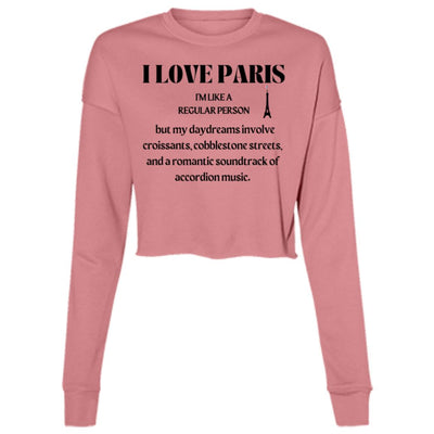 PARIS DREAMER Ladies' Cropped Fleece Crew