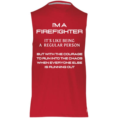 COURAGE IGNITED Essential Dri-Power Sleeveless Muscle Tee