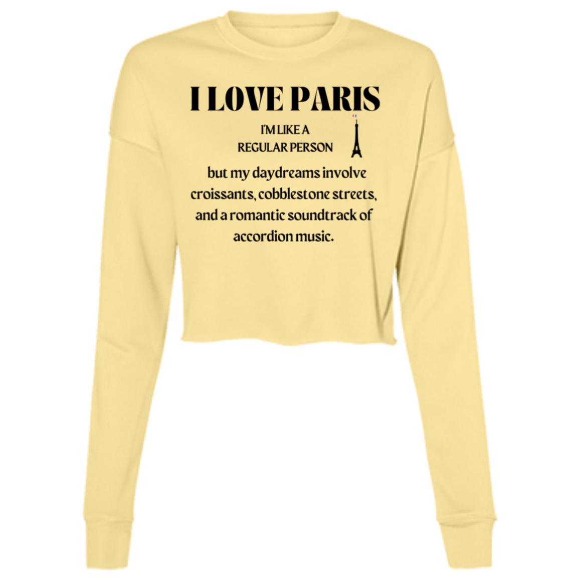 PARIS DREAMER Ladies' Cropped Fleece Crew
