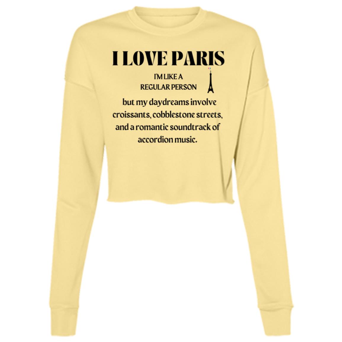 PARIS DREAMER Ladies' Cropped Fleece Crew