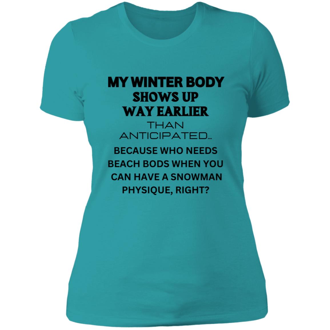 WINTER BODY WISDOM Ladies' Boyfriend T-Shirt