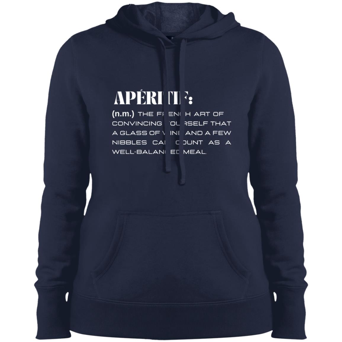FRENCH APERITIF Ladies' Pullover Hooded Sweatshirt