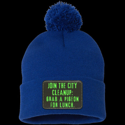 CITY CLEANUP CREW Pom Pom Knit Cap