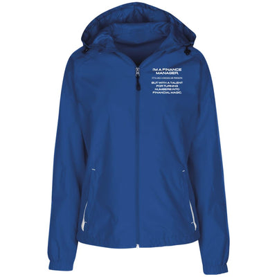 NUMBERS MAESTRO Ladies' Jersey-Lined Hooded Windbreaker