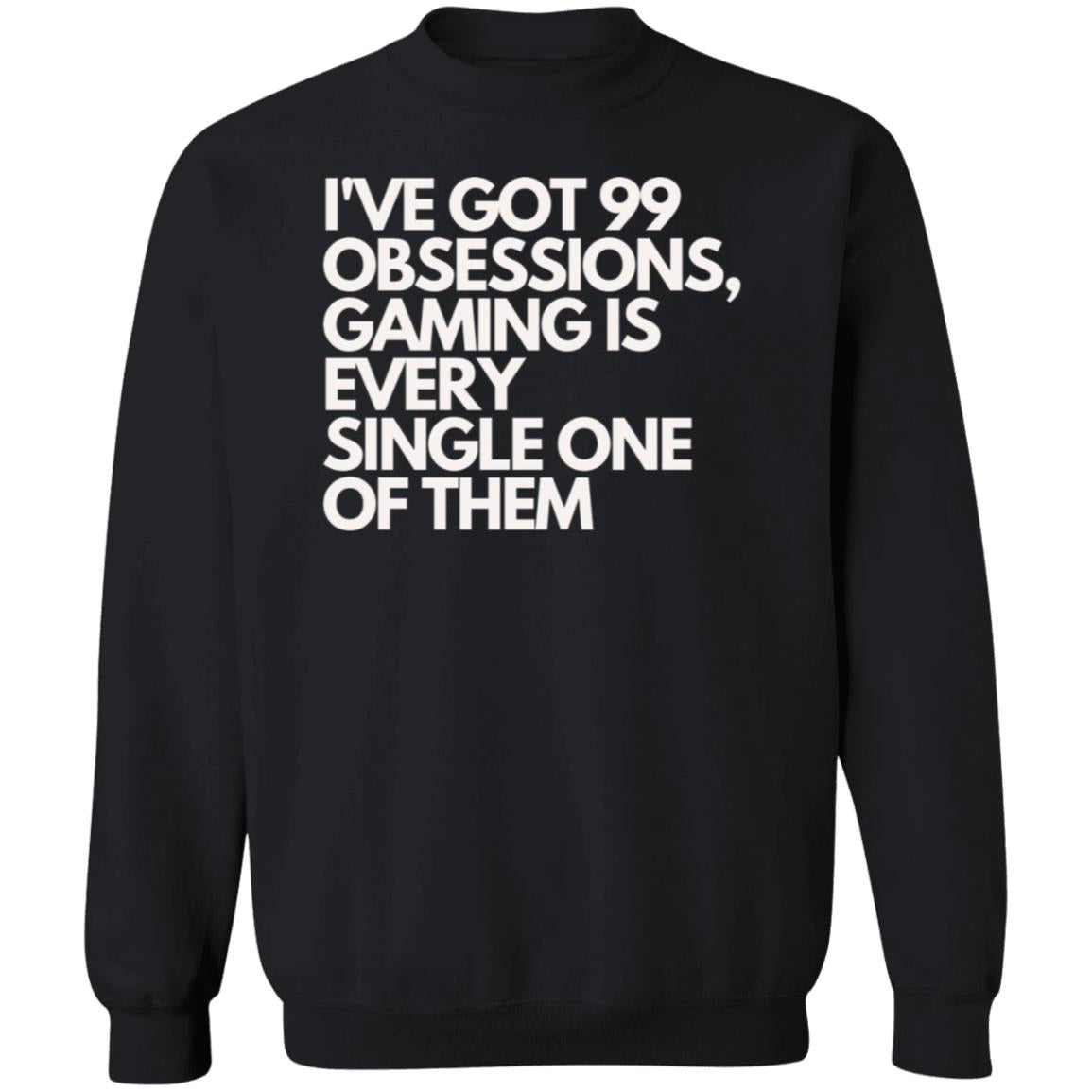 Obsessed Gamer's Haven Crewneck Pullover Sweatshirt