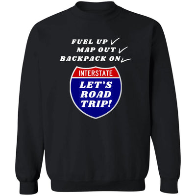 ROAD TRIP READY Crewneck Pullover Sweatshirt